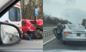 Impact violent la Stăuceni: O persoană a ajuns la spital, după ce două automobile s-au lovit - VIDEO