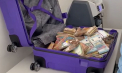 Bărbatul care în octombrie 2023 a încercat să intre în țară cu 550 de mii de euro ascunși în valiză - achitat. PCCOCS nu este de acord cu decizia instanței