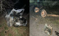 Accident tragic la Slobozia. Un bărbat a decedat pe loc, iar altul a ajuns la spital, după ce căruță în care se aflau a fost lovită de o mașină - FOTO