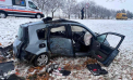 S-a izbit cu automobilul într-un copac, din cauza condițiilor meteo nefavorabile: Un șofer care se deplasa prin raionul Sîngerei a scăpat ca prin minune - VIDEO