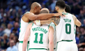 Campioana ligii nord-americane de baschet, Boston Celtics, a făcut tradiționala vizită la Casa Albă pentru a celebra titlul din sezonul precedent - VIDEO