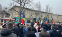 Socialiștii și comuniștii au protestat în fața ANRE: Aceștia sunt nemulțumiți de posibilitatea majorării tarifelor la gazele naturale - VIDEO