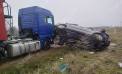 Accident în stânga Nistrului: Un camion a intrat pe contrasens și a lovit violent doi șoferi care se aflau între un TIR și o mașină - GALERIE FOTO
