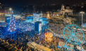 Atmosfera magică pe străzile Chișinăului. Cum arată capitala odată cu lăsarea întunericului - VIDEO