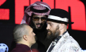 Confruntarea faţă în faţă dintre Oleksandr Usyk şi Tyson Fury, de la conferinţa de presă, a durat mai mult de 11 minute - VIDEO