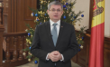 „Vă mulțumesc că ne-am ținut grămăjoară”. Mesajul președintelui Parlamentului, Igor Grosu, de Revelion -  VIDEO