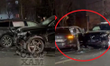 Accident violent în capitală. Două mașini - grav avariate, după ce s-au lovit frontal. Imagini de la locul impactului - VIDEO