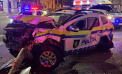 Grav accident în capitală. Doi polițiști au ajuns la spital, după ce mașina lor de serviciu s-a lovit cu un alt automobil - VIDEO