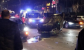Accident grav în capitală: Un șofer a fost transportat la spital, după ce s-a răsturnat cu mașina. Poliția explică ce s-a întâmplat - FOTO/VIDEO