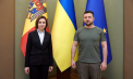 Presa ucraineană: Maia Sandu se află la Kiev de ziua președintelui Ucrainei. Câți ani împlinește Volodimir Zelenski