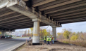 Podul de pe strada Mihai Viteazul din capitală nu va fi gata nici în luna aprilie, așa cum anunța anterior Ion Ceban. Care este termenul nou oferit de cei care efectuează lucrările - VIDEO