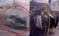 Un boț de fiare - asta a rămas dintr-o mașină și un camion după ce s-au lovit violent, la Sipoteni. Imagini de la locul accidentului - VIDEO 