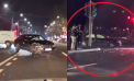 Doi șoferi s-au ales cu mașinile distruse, în urma unui accident produs în capitală. Imaginile de la locul impactului - surprinse de martori - VIDEO