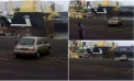 Un şofer olandez şi-a parcat maşina în port, dar a uitat un detaliu important. Momentul a fost filmat de camere în timp ce automobilul cade în apă - VIDEO