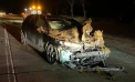 Accident violent la Sîngerei: Un căruțaș a ajuns la spital, după ce a fost lovit de un automobil. Acesta era băut. Detaliile poliției - FOTO/VIDEO