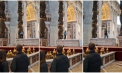Incident la Vatican. Un român s-a urcat pe altarul din bazilica Sfântul Petru şi a deteriorat şase candelabre - VIDEO