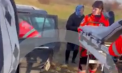 Accident grav la Orhei. Un copil ar fi avut nevoie de îngrijiri medicale, după ce o mașină s-a lovit cu un microbuz. Imagini de la locul impactului - VIDEO