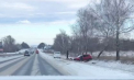 Accident pe traseul Chișinău - Măgdăcești: Un automobil a ajuns într-un șanț din cauza ghețușului - VIDEO