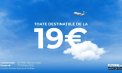 19 Euro pentru toate zborurile FLYONE
