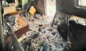 Bucătăria unei case din regiunea transnistreană - făcută scrum în urma unui incendiu. Care a fost cauza preliminară a acestuia - FOTO