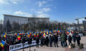 Mai mulți simpatizanți ai PSRM s-au adunat în centrul capitalei pentru a protesta împotriva guvernării: „Jos Maia Sandu”. Reacția PAS și a Președinției - FOTO/VIDEO