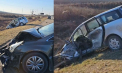 Grav accident la Rîșcani. Cel puțin patru persoane - transportate la spital, după ce două mașini s-au lovit violent. Imagini de la locul impactului - FOTO/VIDEO