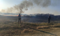 Un câmp de stuf a luat foc la Rîșcani: Mai mulți pompierii și inspectori de mediu au intervenit. Precizările IPM - FOTO