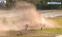 La un pas de tragedie. Un pilot de drag racing a scăpat ca prin minune nevătămat, după un accident terifiant - VIDEO 