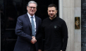 De la Wanshington președintele Volodimir Zelenski a ajuns la Londra unde mâine va avea loc un summit major privind securitatea Ucrainei și Europei - VIDEO