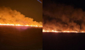 Incendiu de proporții în raionul Glodeni: Flăcări puternice au cuprins zona din apropierea rezervației Pădurea Domnească. Imagini surprinse de martori - VIDEO
