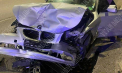 Șoferul unui BMW a ajuns la spital, după ce a fost lovit de un alt automobil, la Tighina. Imagini cu mașinile practic distruse - FOTO 