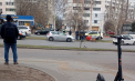 O persoană - lovită de o mașină pe o stradă din capitală. Imagini de la locul impactului - FOTO