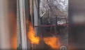 Incendiu în stânga Nistrului: O țeavă de gaz a luat foc la o casă particulară. Care ar fi cauza preliminară - VIDEO