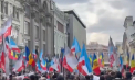 Mai mulți moldoveni au protestat din nou în fața ambasadei de la Moscova, cerând eliberarea lui Guțul: Aceștia ar fi fost aduși organizat - VIDEO 