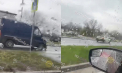 Accident la Bălți cu implicarea unei mașini de poliție. Imagini de la locul impactului - VIDEO