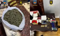 Percheziții la Cahul: Captură de droguri în valoare de până la 300 de mii de lei și arme deținute ilegal. Patru persoane - cercetate penal - VIDEO