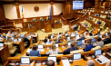 „Vin alegerile și iar promitem un viitor glorios.” Replici aprinse au fost la ședința Parlamentului, după ce Bugetul plus a fost prezentat cu mare fast de premierul Recean - VIDEO