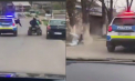 Atenție, imagini cu impact emoțional. Un ATV a ajuns într-un copac, în timp ce șoferul acestuia fugea de poliție. Momentul - susprins de un alt șofer - VIDEO