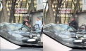 Bătaie în capitală: Un șofer a primit mai multe lovituri din partea a două persoane. Momentul - filmat de un alt șofer din trafic - VIDEO