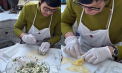 Sarmale și plăcinte la Bruxelles: Comisarul european, Marta Kos, a preparat mâncare autentică moldovenească la șezătoare - VIDEO
