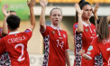 Naționala feminină a Moldovei nu se regăsește în Liga Națiunilor. După un start bun în care a obținut victoria cu Gibraltar, fetele noastre au suferit apoi trei înfrângeri la rând în grupa C1 - VIDEO