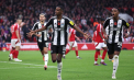 Newcastle a câștigat cu un impresionant 5 la 0 partida restantă cu cei de la Crystal Palace - VIDEO 