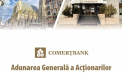 Aviz: Acţionarilor B.C. „COMERŢBANK” S.A.