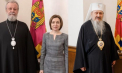 Mesaj de pace și solidaritate în ajunul Paștelui: Președintele Maia Sandu s-a întâlnit cu liderii celor două Mitropolii 
