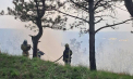 Incendiu de vegetație în stânga Nistrului: Cinci hectare de iarbă uscată, mistuite de flăcări. Două echipaje de pompieri au intervenit pentru a stinge focul - FOTO