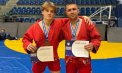 Luptătorii Veaceslav Plămădeală și Lucian Brai au urcat pe podium la Campionatul European de sambo - VIDEO 