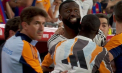Scene uluitoare în Barcelona - Real: Rudiger a aruncat cu sticla înspre arbitru, apoi a fost ținut cu greu - VIDEO
