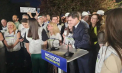 Alegeri prezidențiale din România 2025. Reportaj: Cum a trăit Nicuşor Dan momentul exit-poll-urilor. Susţinătorii au fost surprinşi de scorul candidatului