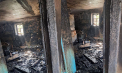 Incendiu în stânga Nistrului: Bucătăria de vară a unei bătrâne - făcută scrum de flăcări