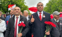 Marșul victoriei la Comrat: Mai multe persoane în frunte cu politicieni au comemorat victimele celui de-al Doilea Război Mondial. Unii au purtat panglica bicoloră - VIDEO
